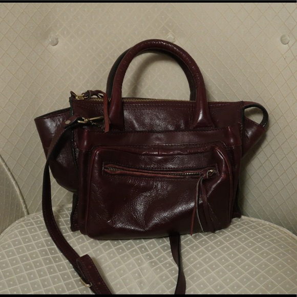 Wine Real Leather Bag - Picture 2 of 2